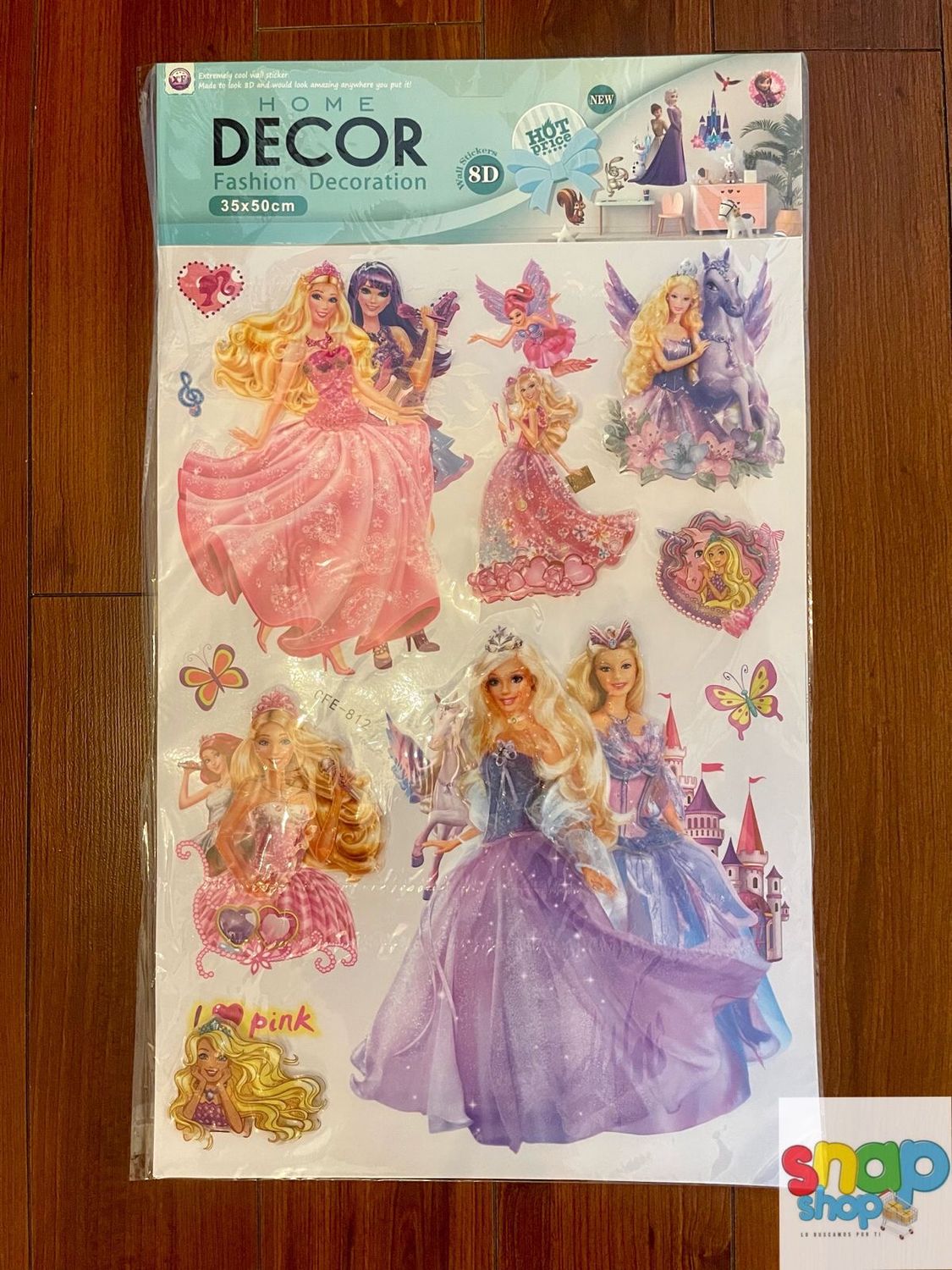 Decoración Set de stickers Barbie