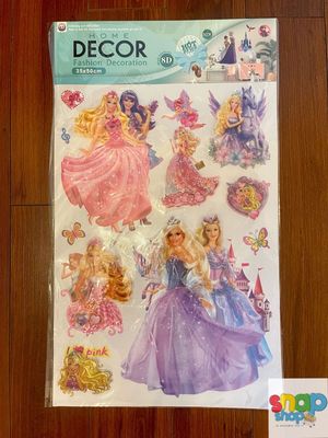 Decoración Set de stickers Barbie