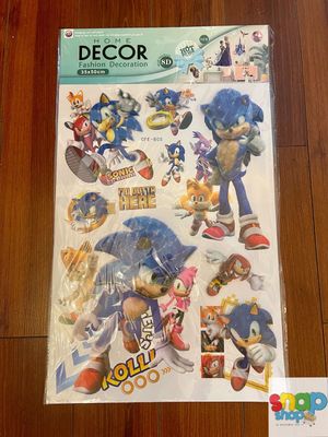 Decoración Set de stickers Sonic