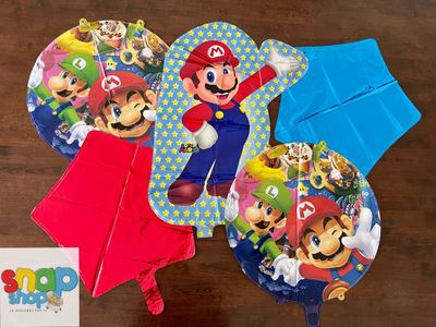 Set de globos Mario Bros