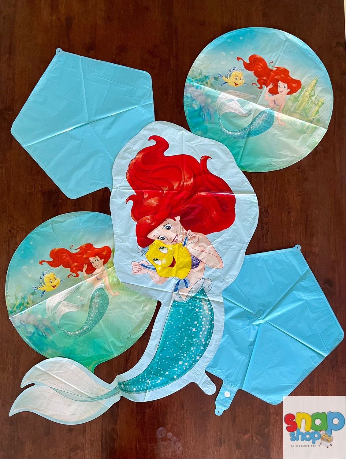 Set de globos Sirenita Ariel