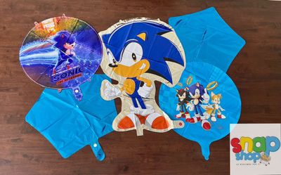 Set de globos Sonic