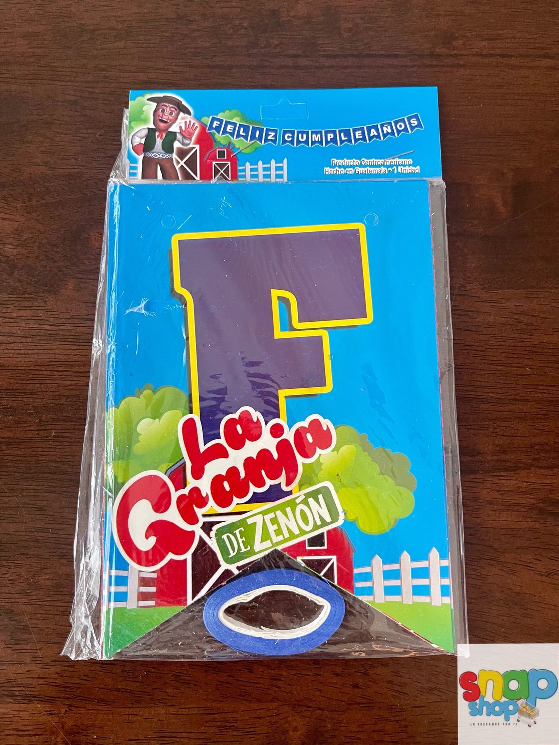 Letrero Feliz Cumpleaños Granja de Zenon