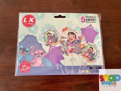 Set de globos Lilo de Stitch