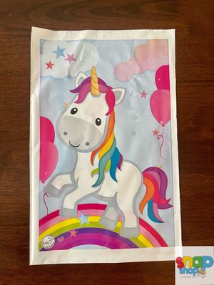 Paquete 10 bolsas para dulces 🍬 Unicornio 🦄