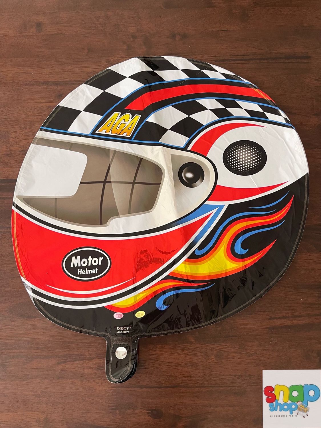 Globo figura de Casco 🏍️
