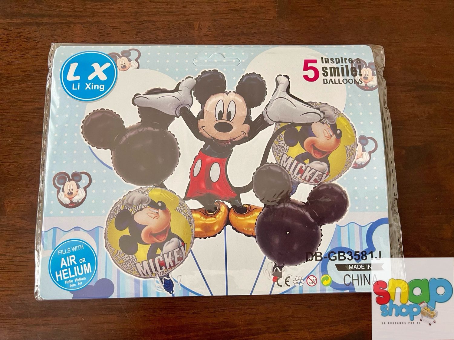 Set de globos Mickey Mouse
