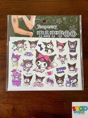 Tatuajes infantiles Kuromi y sus amigos