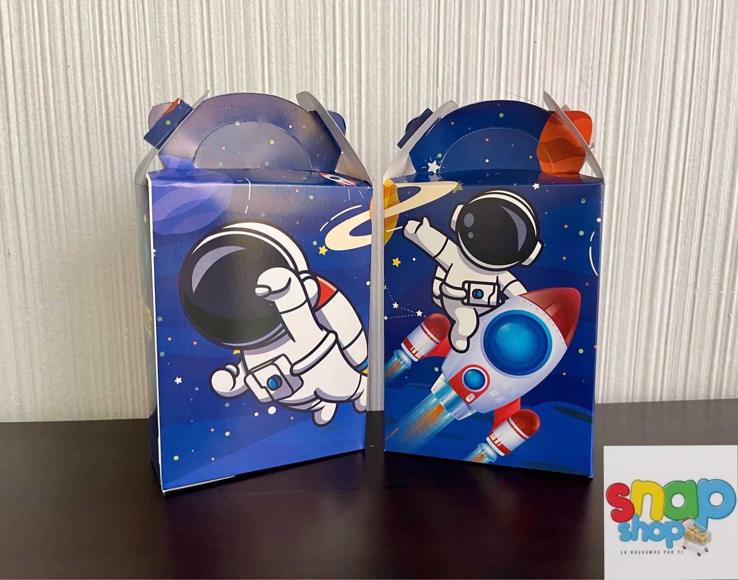 Paquete 10 cajas para sorpresas Astronautas 🚀