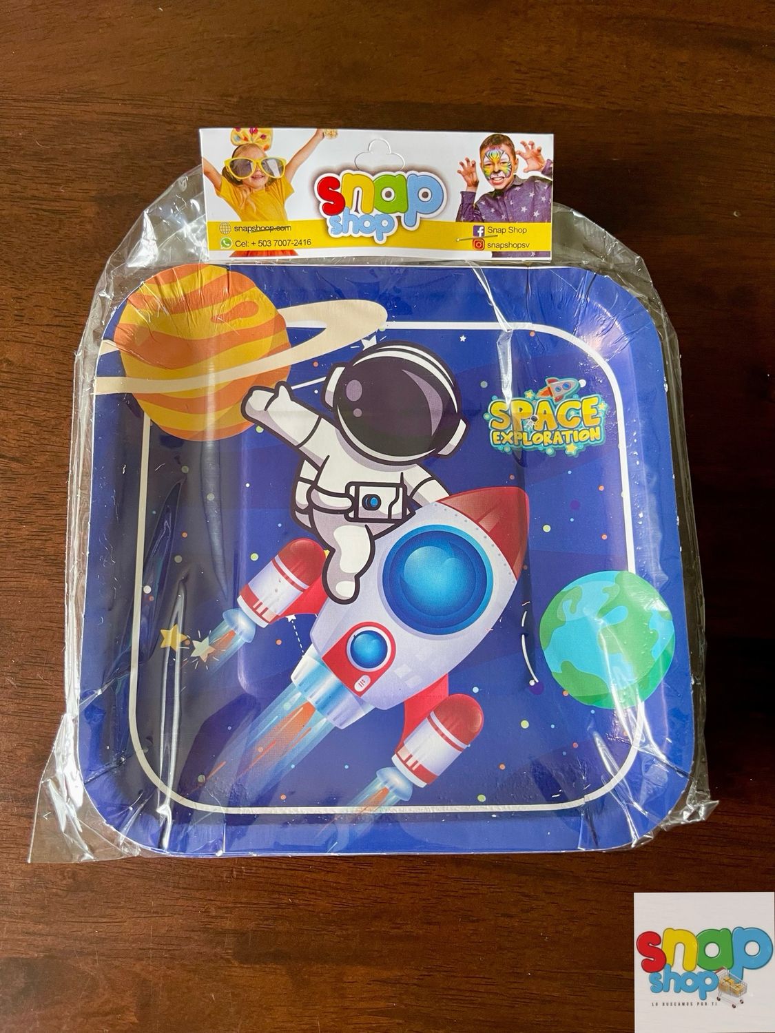 Paquete 10 platos Astronautas 🚀