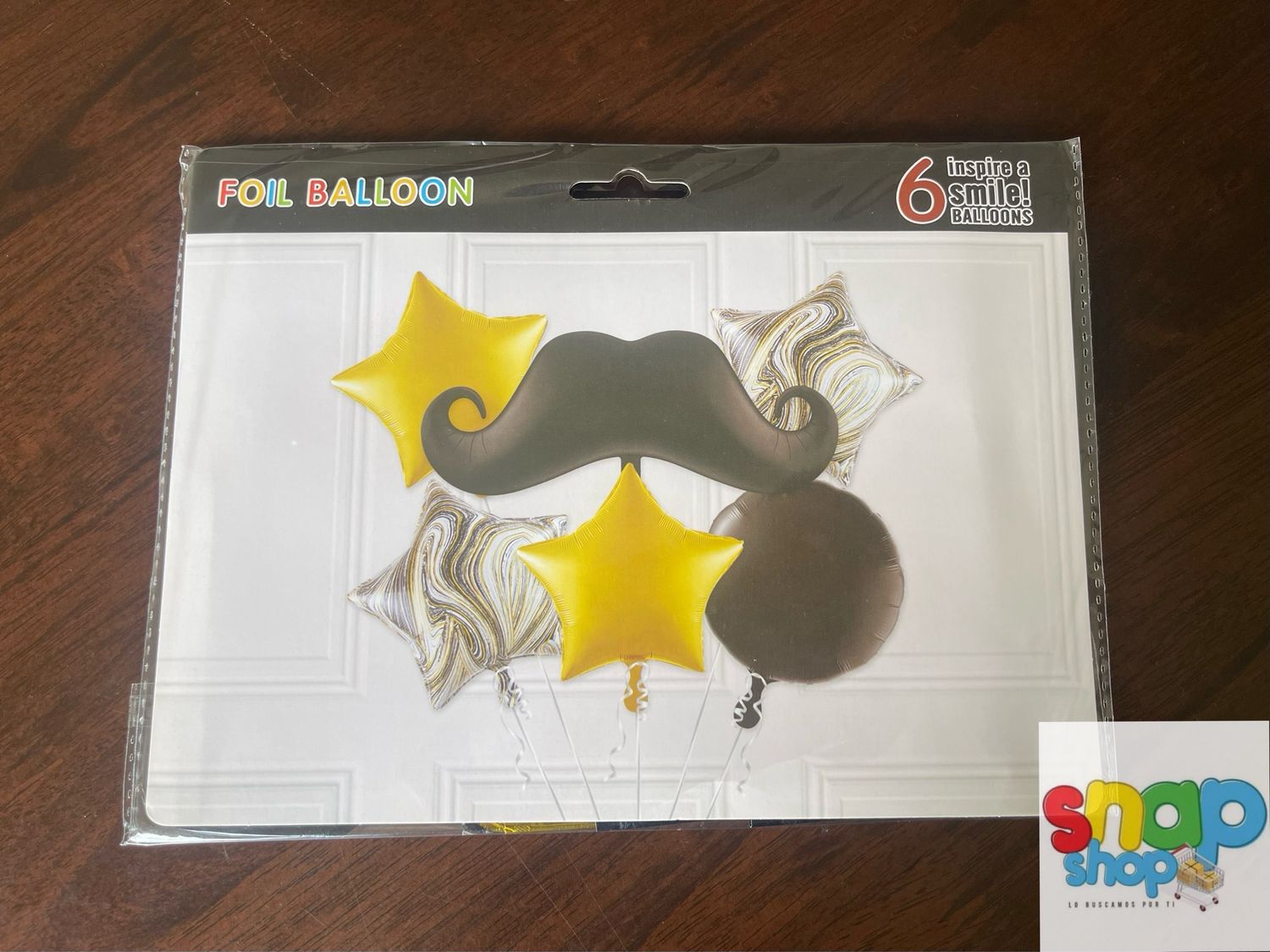 Set de globos Bigote🥸