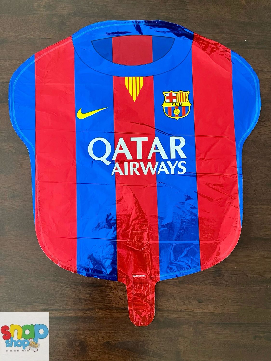 Globo figura camiseta Barca