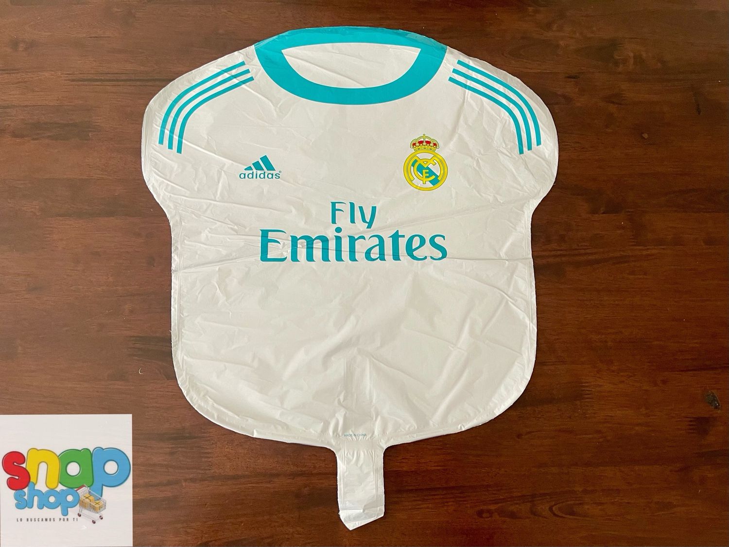 Globo figura Camiseta del Madrid ⚽️