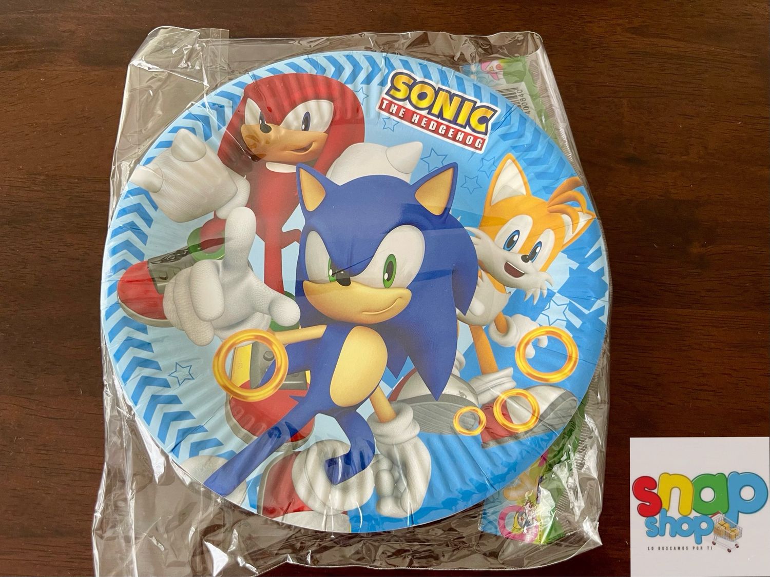 Paquete 10 platos Sonic