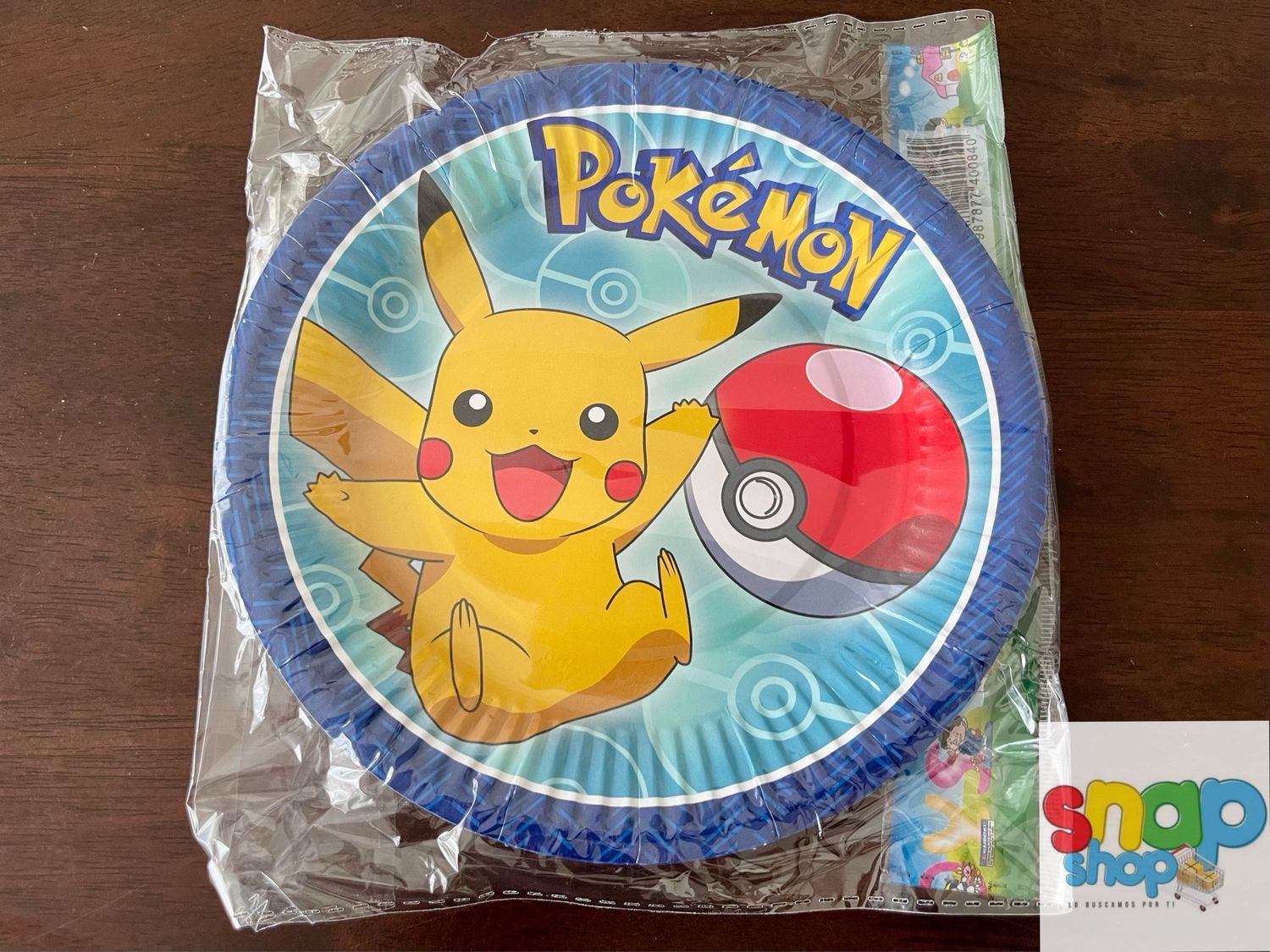Paquete 10 platos Pokémon