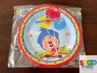 Paquete 10 platos Plim Plim