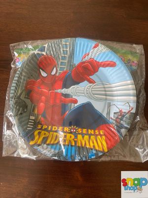Paquete 10 platos Spiderman