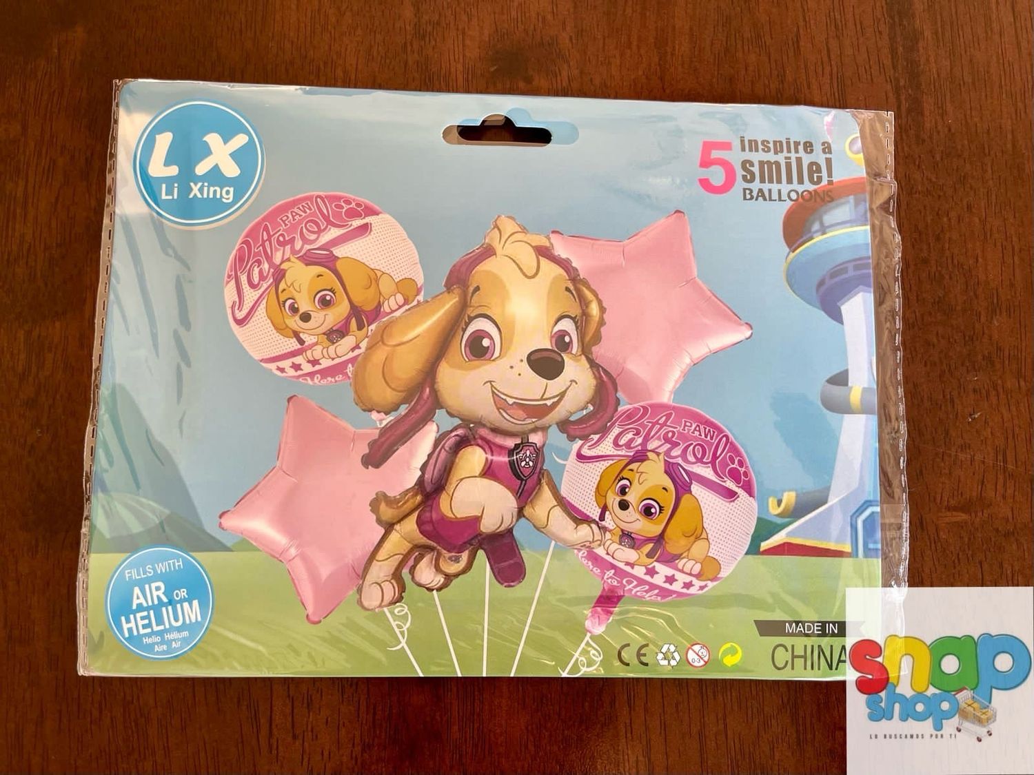Set de globos Skye de Paw Patrol