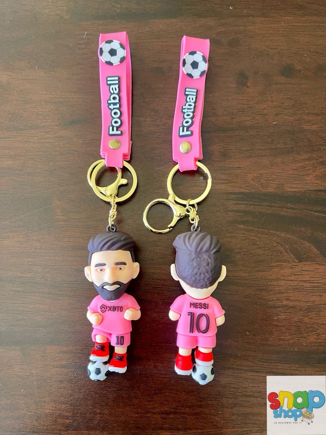 Llavero Messi inter de Miami Rosado