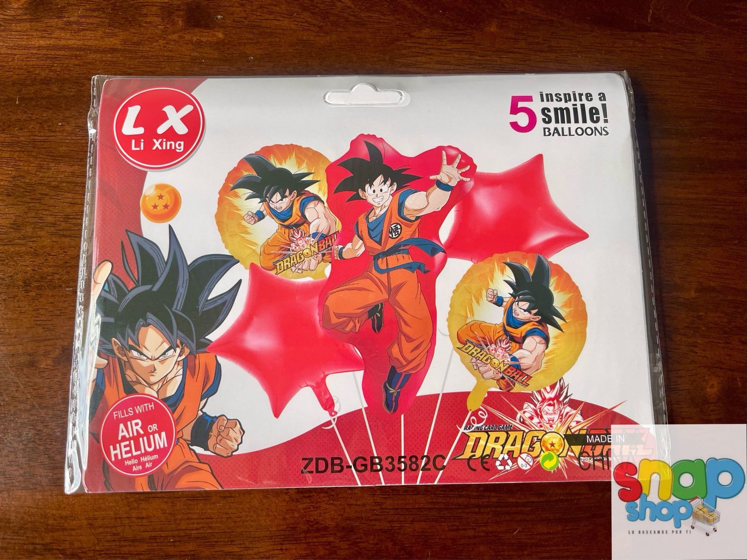 Set de globos Dragon Ball
