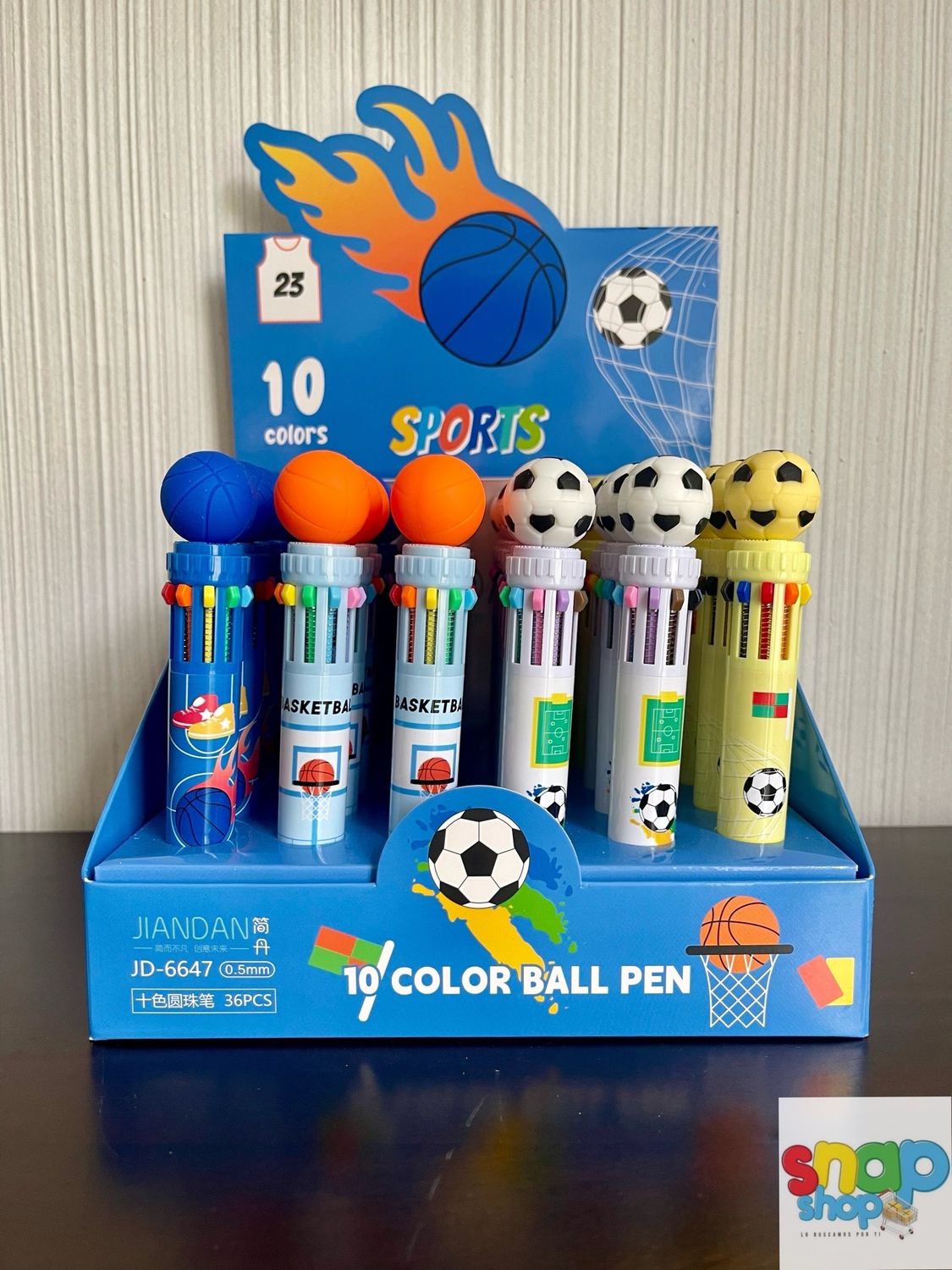 Lapicero de pelotas 🏀 ⚽️ Multicolor