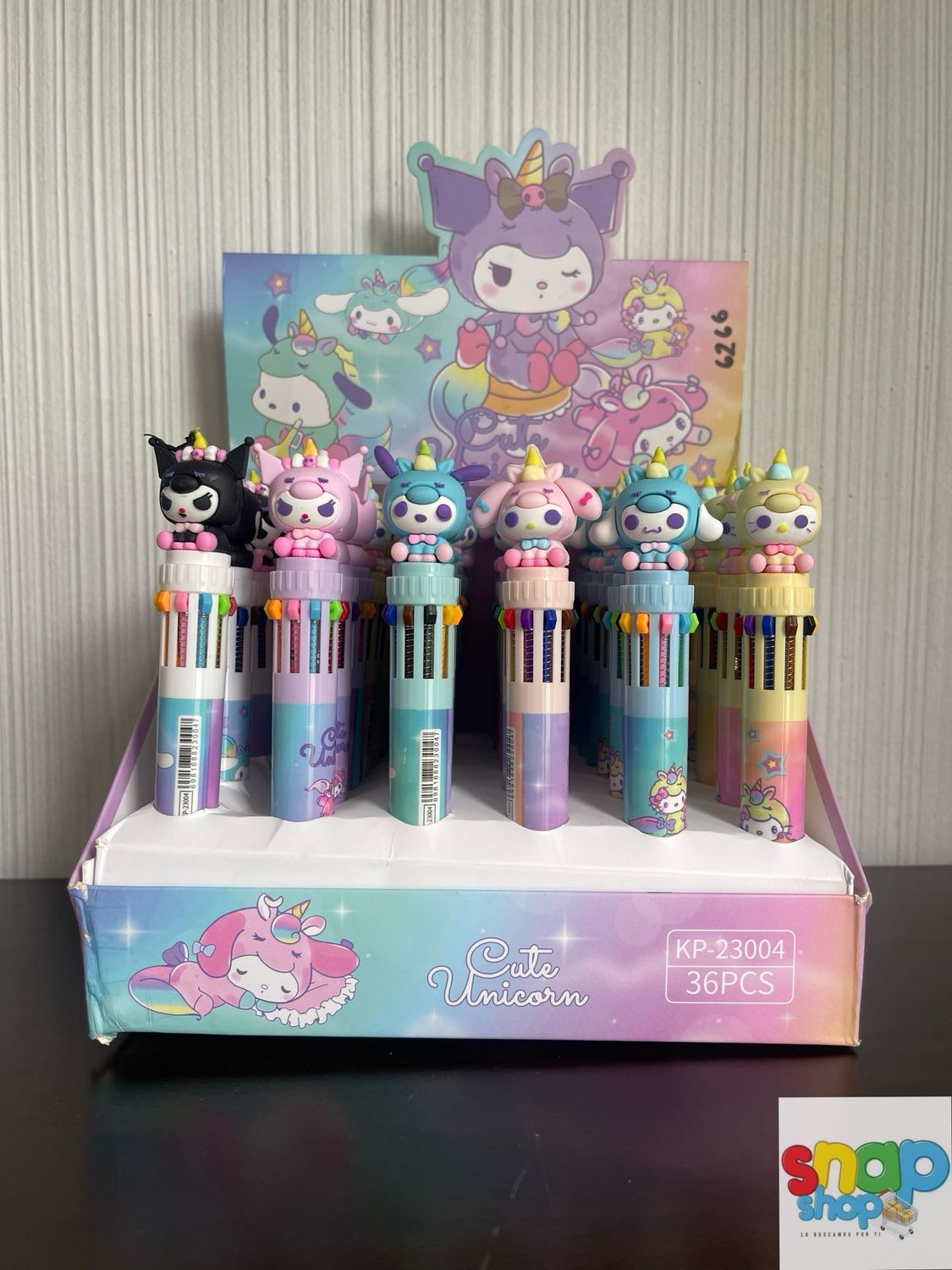 Lapiceros multicolor Kuromi y sus amigos