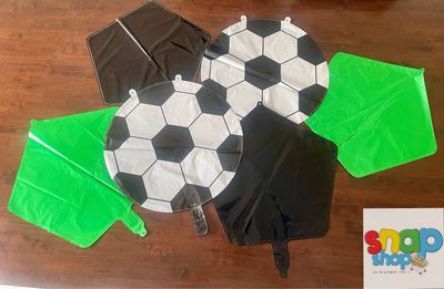 Set de 6 globos metálicos Fútbol ⚽️
