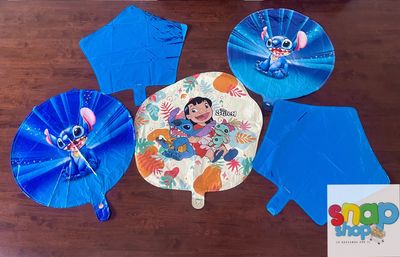 Set 5 globos Stitch