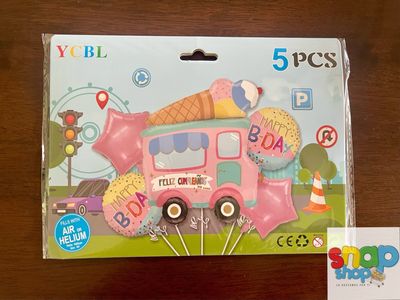 Set de globos carro de postres 🍦