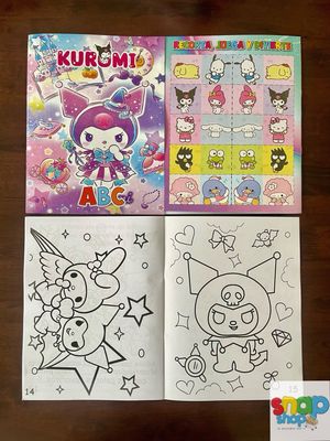 Libro de colorear Kuromi y sus amigos