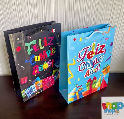 Bolsas para regalos de cumpleaños 🛍️