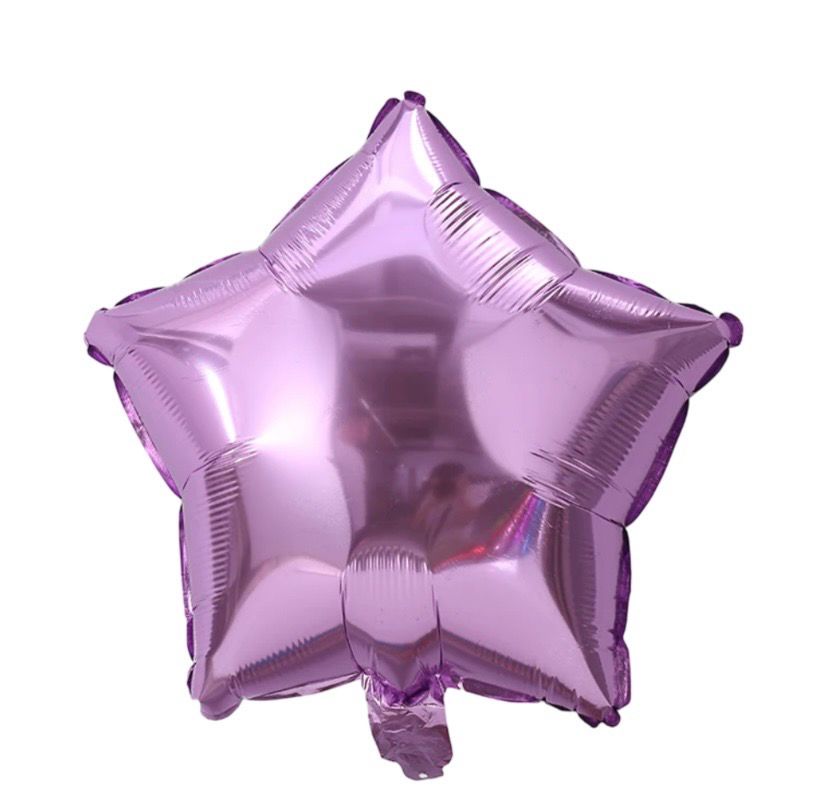 Globo estrella morado Lila 9”