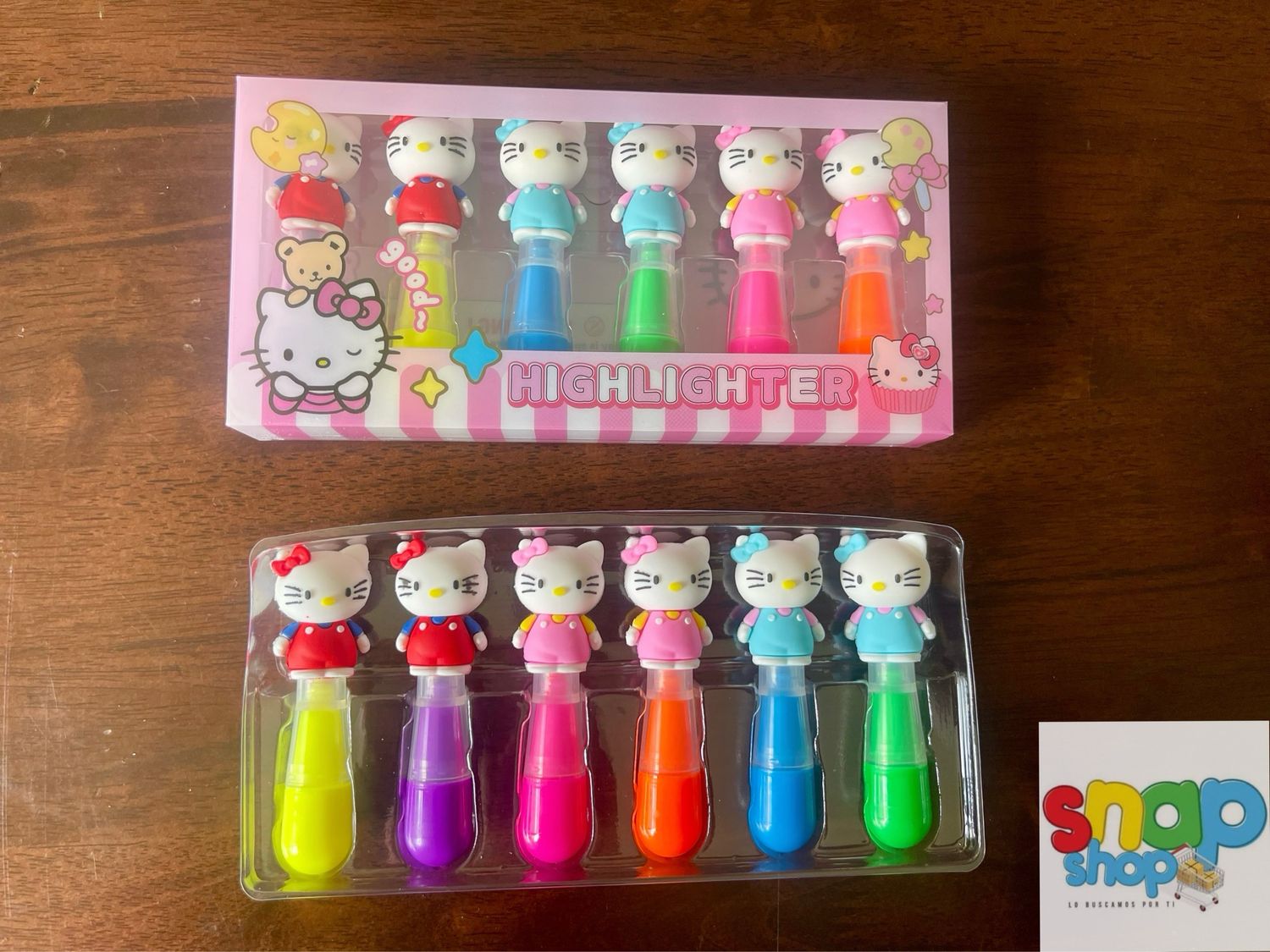 Set 6 Marcadores Hello Kitty