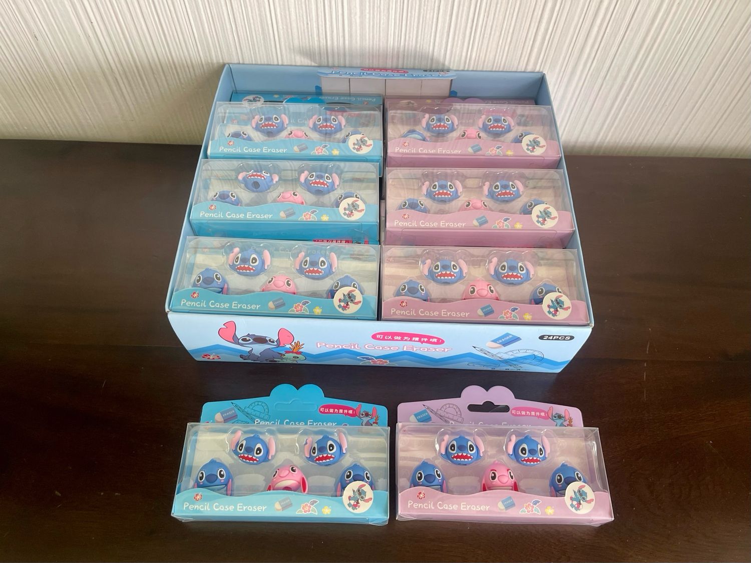 Set de borradores Stitch para poner en el lápiz ✏️