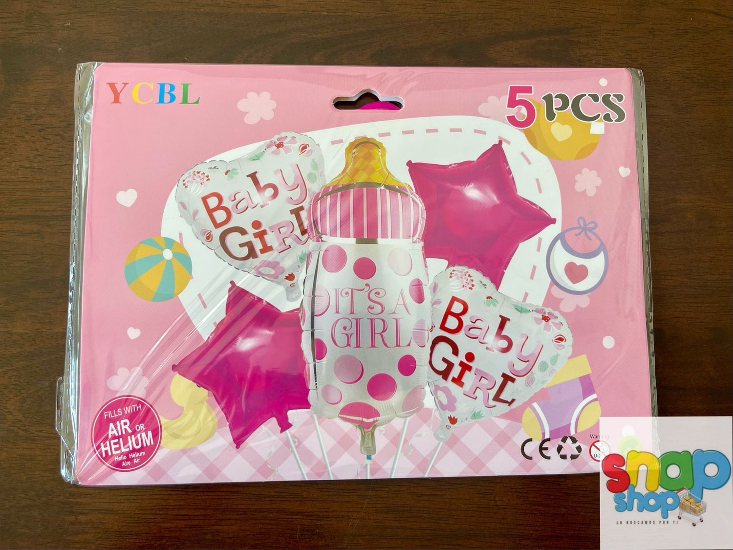 Set de globos Baby Shower Niña 🎀