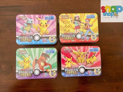 Caja Metálica Cartas Pokemon