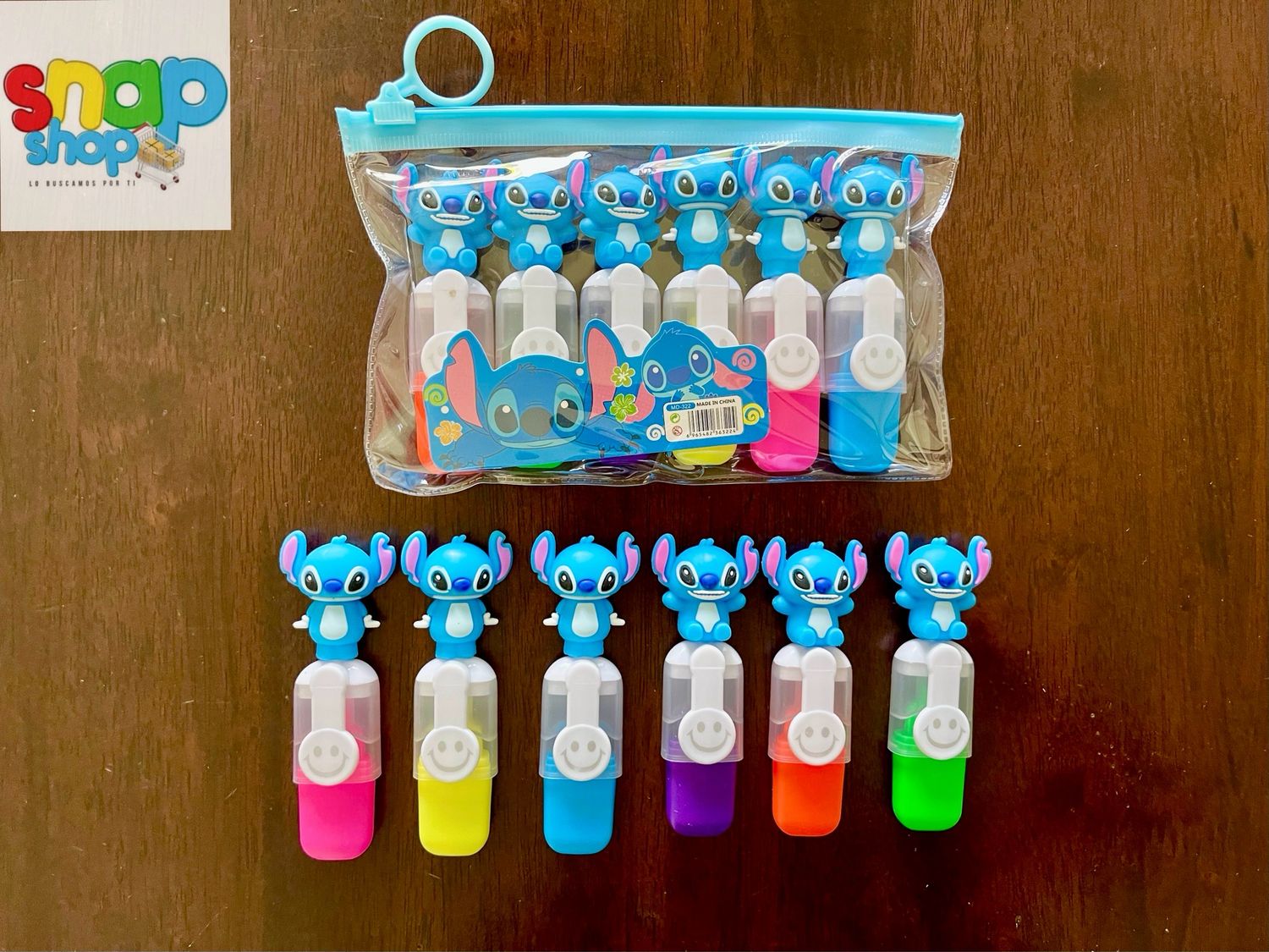 Set de 6 Marcadores Stitch
