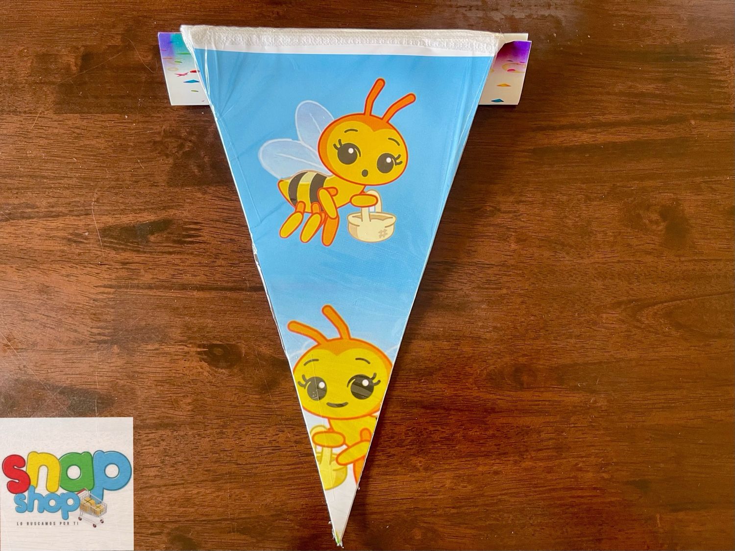 Banderín abejita 🐝