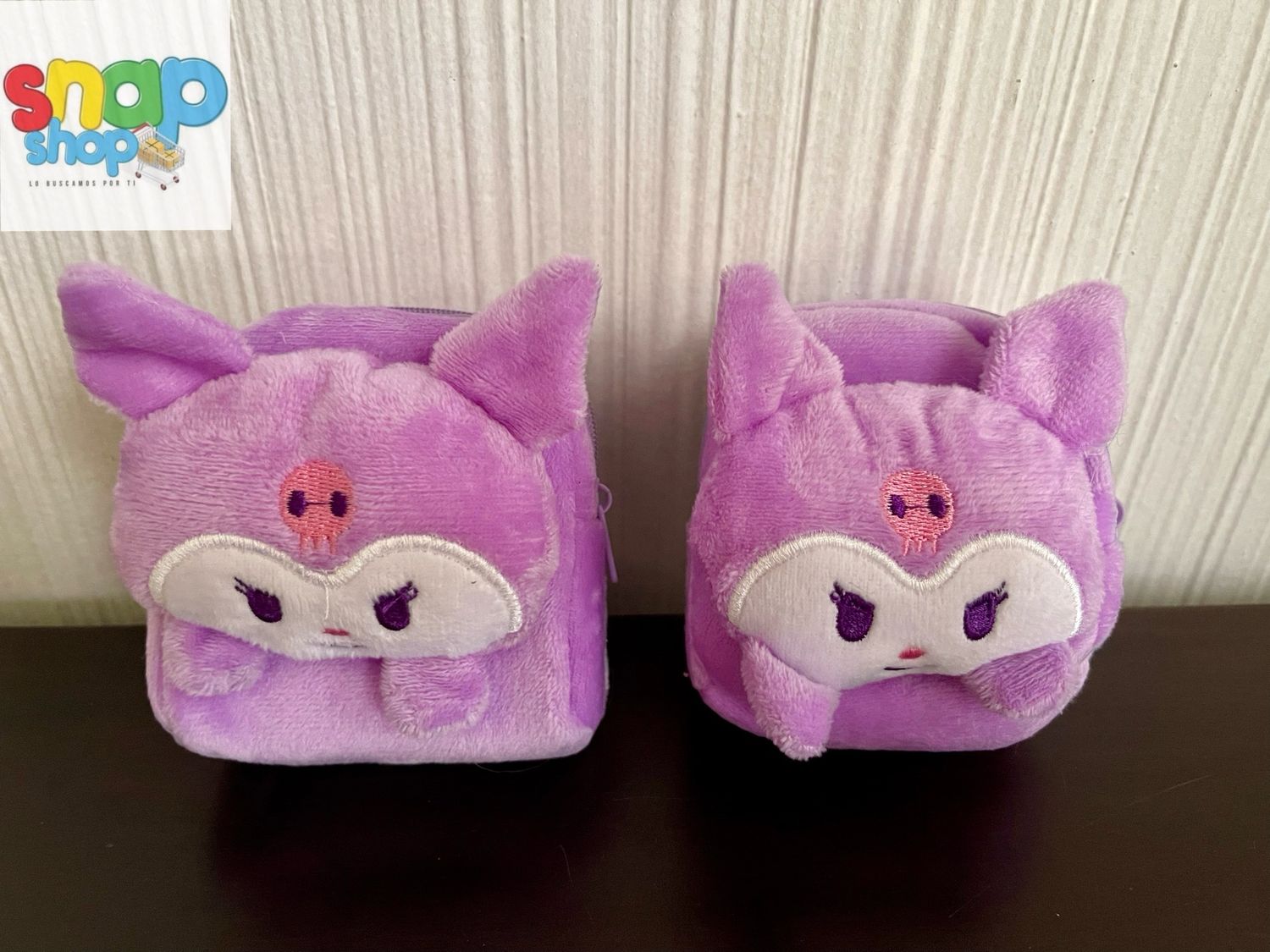 Monedero Kuromi de peluche
