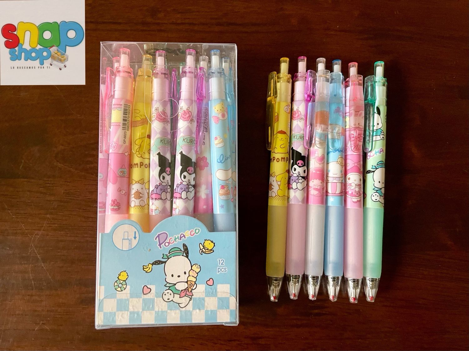 Lapiceros Kuromi y sus amigos