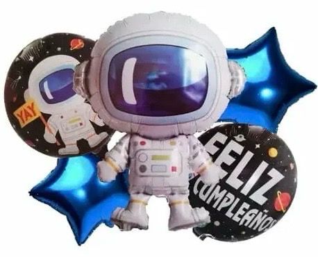 Set de 5 globos Astronauta🚀