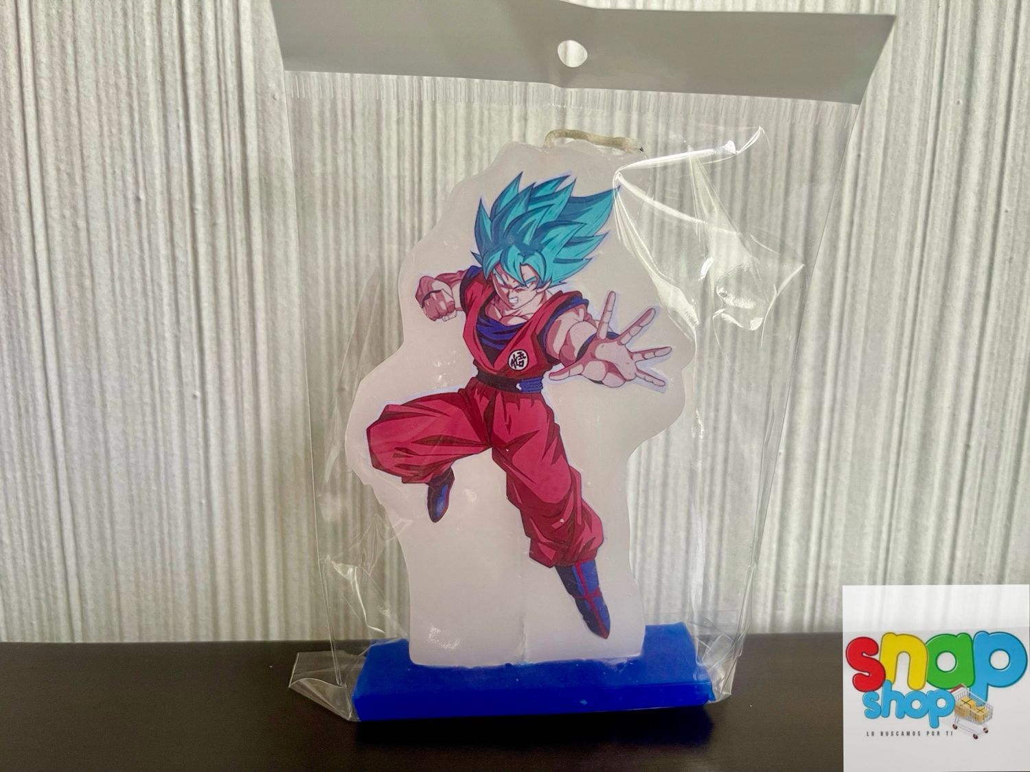 Vela Dragon Ball pelo azul