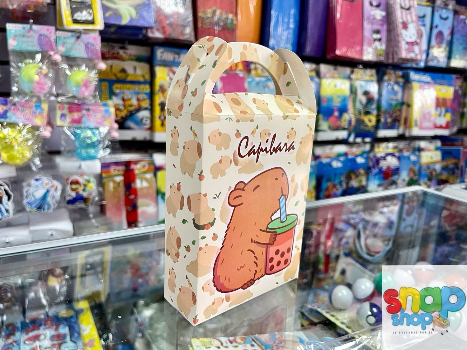 Paquete 10 cajas para sorpresas CapiBara