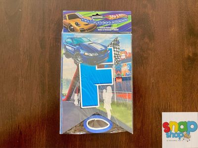 Letrero Feliz Cumpleaños Hotwheels Rally 🏁