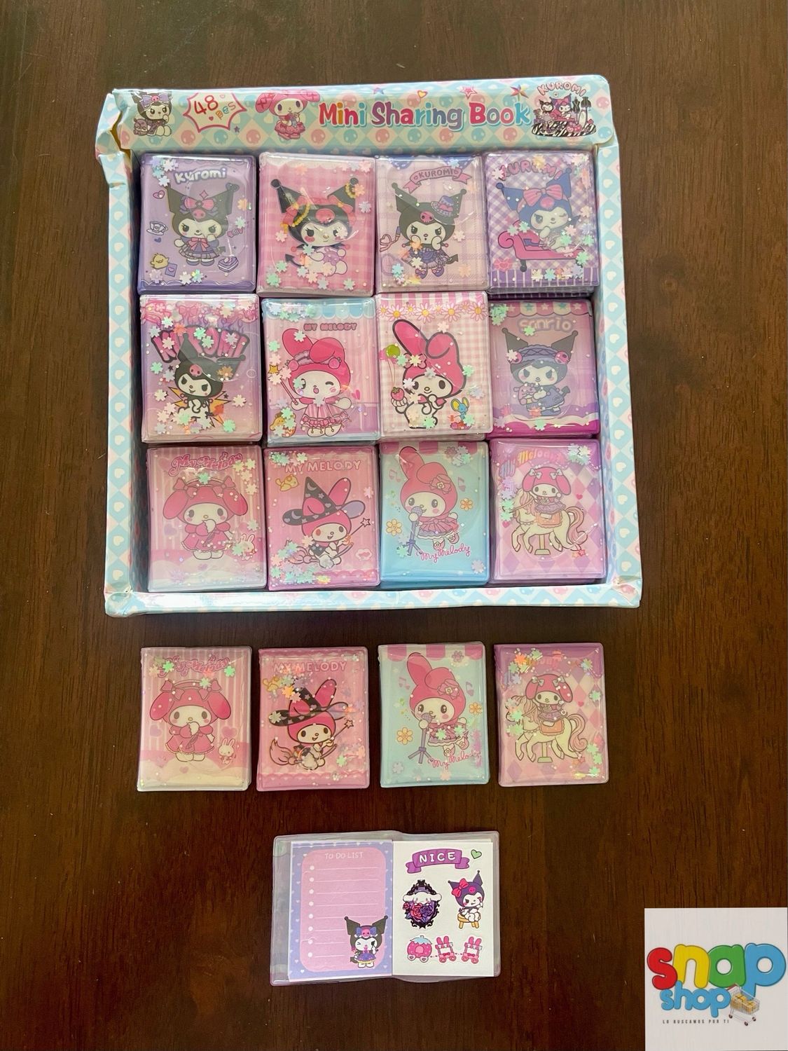 Mini libretas de Kuromi y sus amigos