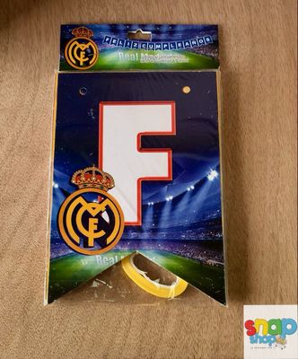 Letrero Feliz Cumpleaños Real Madrid ⚽️
