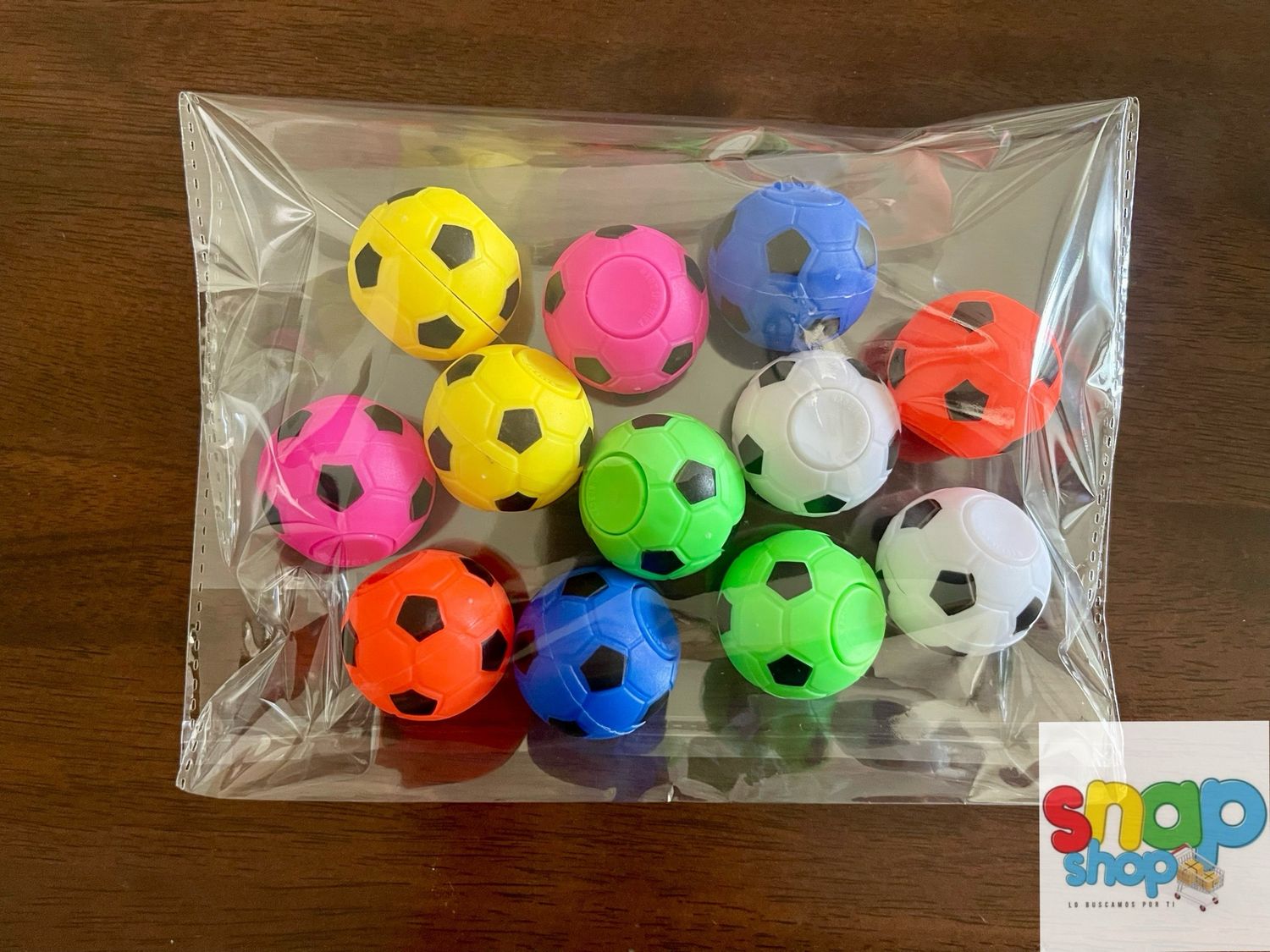 Paquete 12 Spinners pelota de fútbol ⚽️