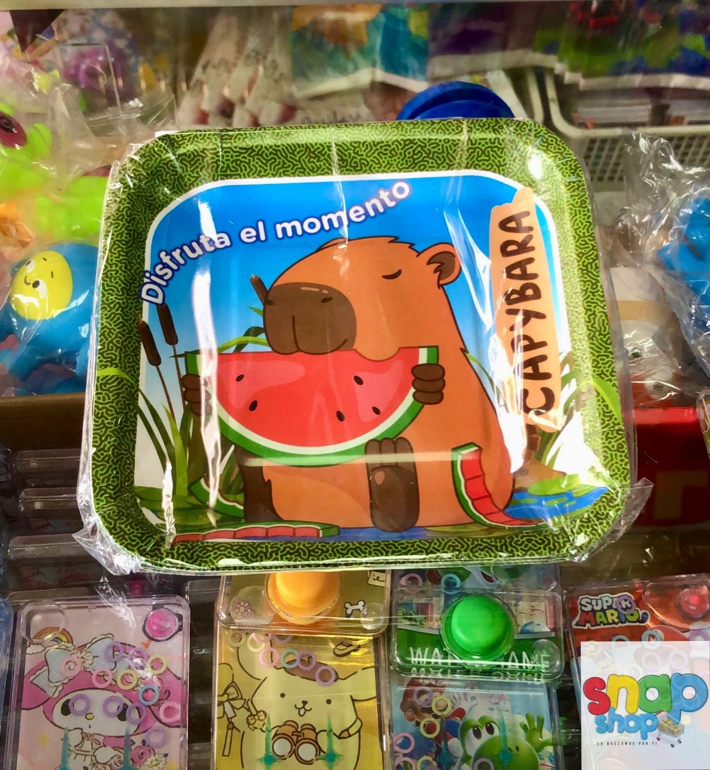 Paquete 10 platos CapiBara