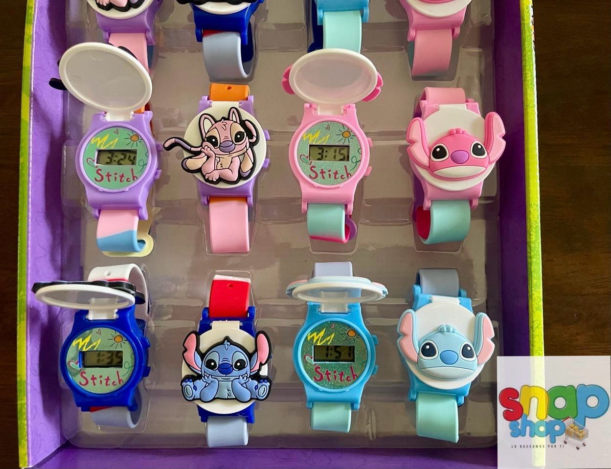 Reloj Stitch o Ángela