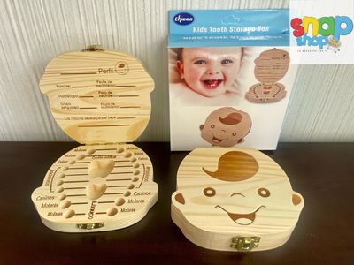 Guarda dientes de madera niño
